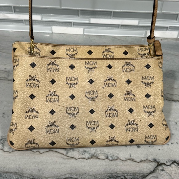 MCM Tan and Black Women's crossbody Bag - Picture 2 of 8